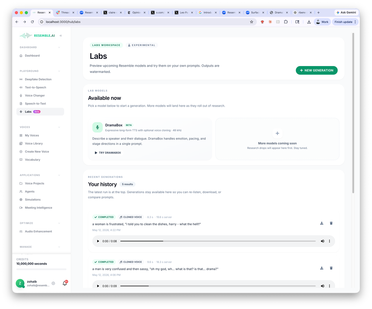DramaBox by Resemble AI