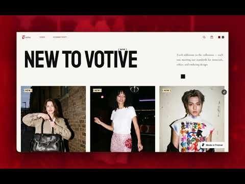 Votive · Free E-commerce Template