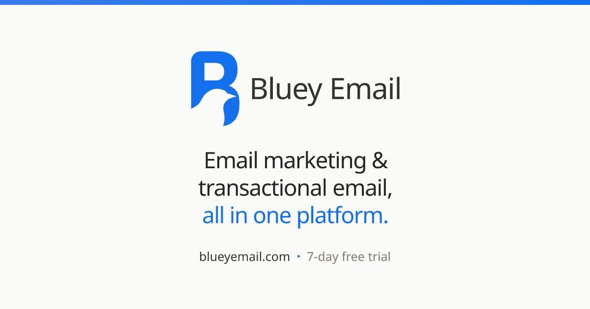 Bluey Email - AI Email Marketing