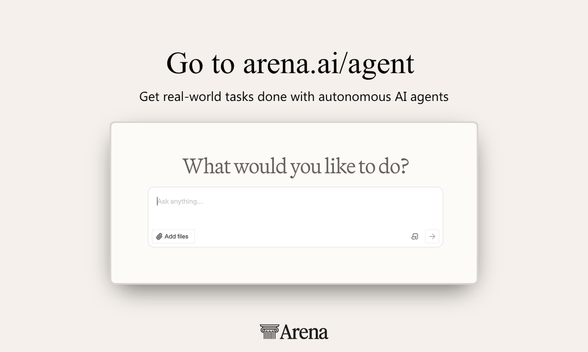 Agent Mode on Arena