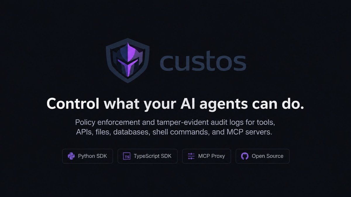 Custos — The bouncer for your AI agents
