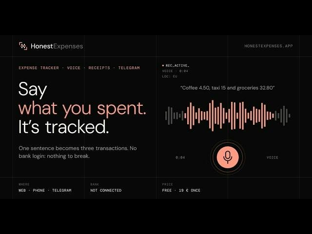 HonestExpenses AI