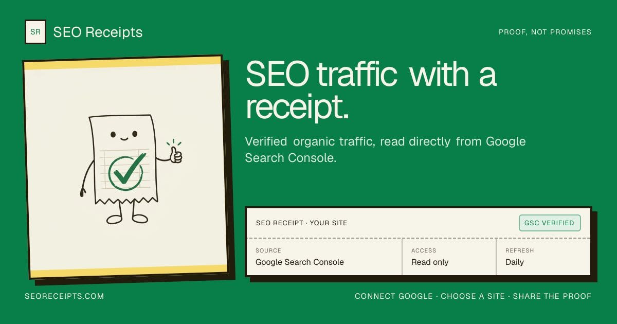 SEO Receipts