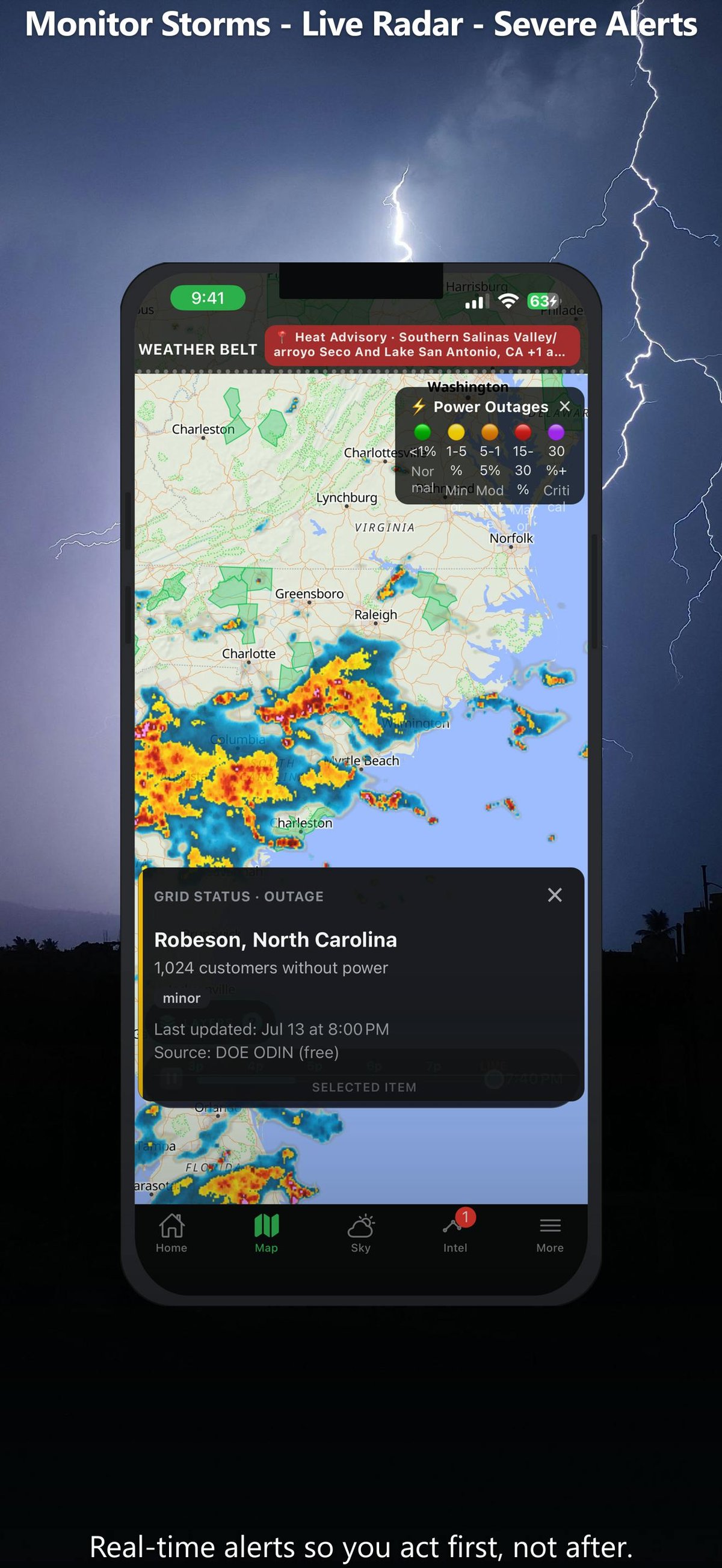 Weather Belt: Radar & Alerts