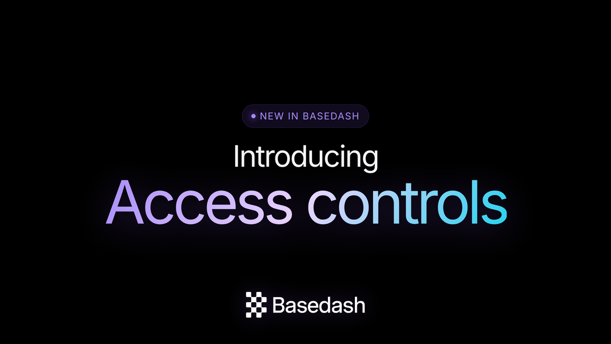 Basedash Access Controls