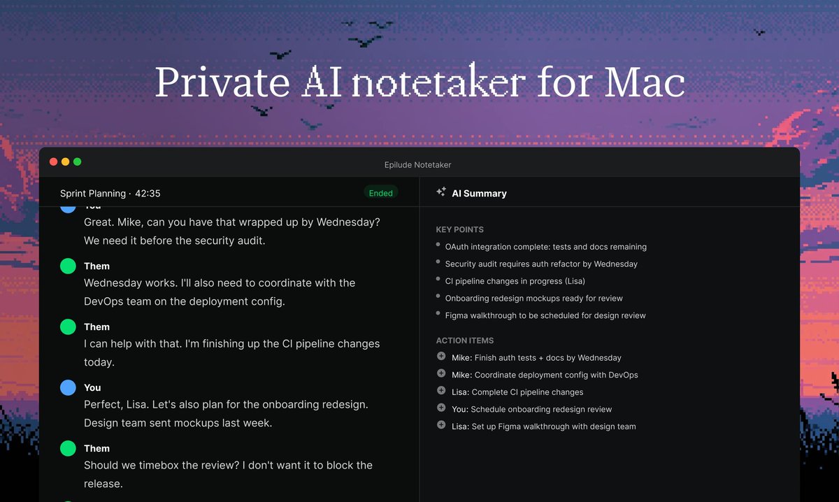 Epilude Notetaker