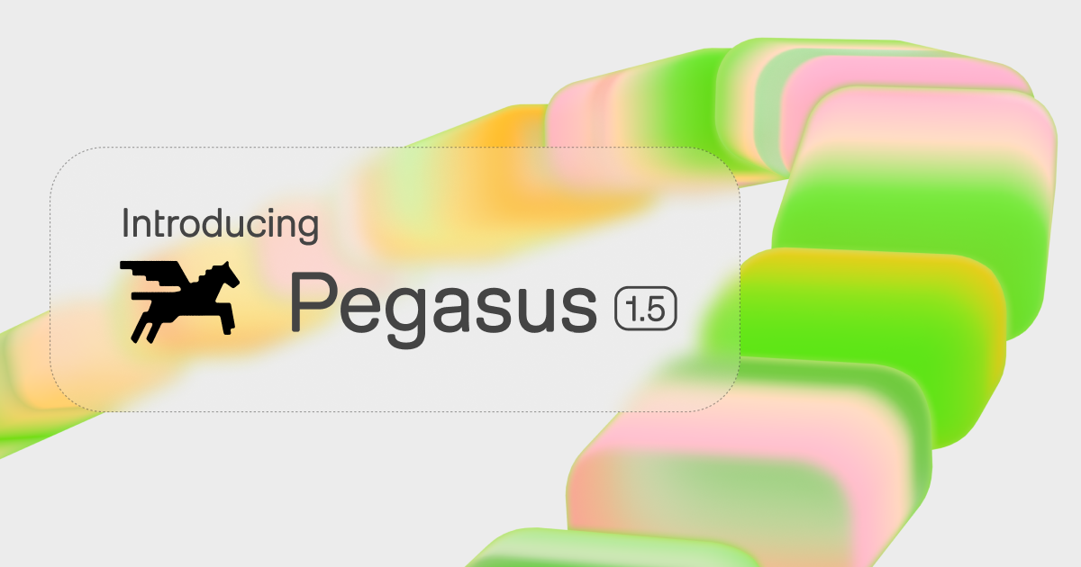 Pegasus 1.5 by TwelveLabs