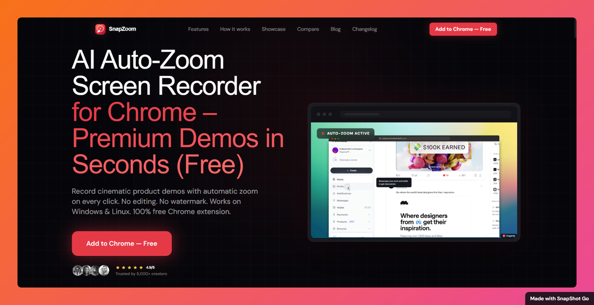 SnapZoom - AI Auto-Zoom on Click