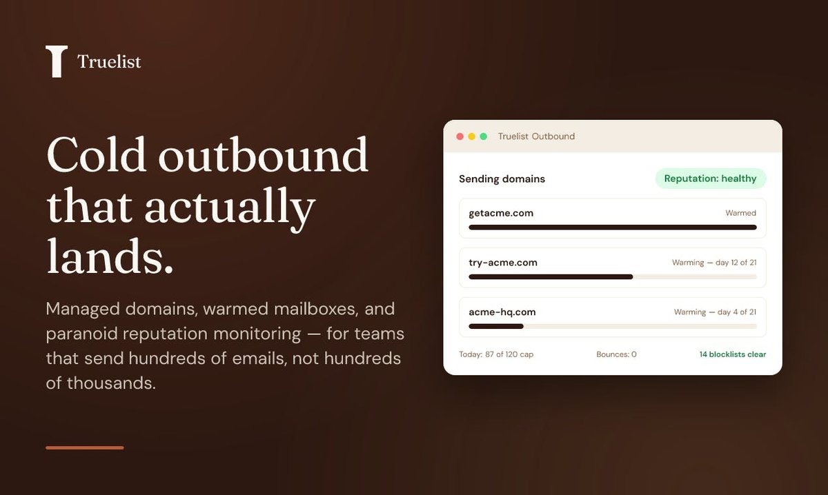 Truelist Outbound