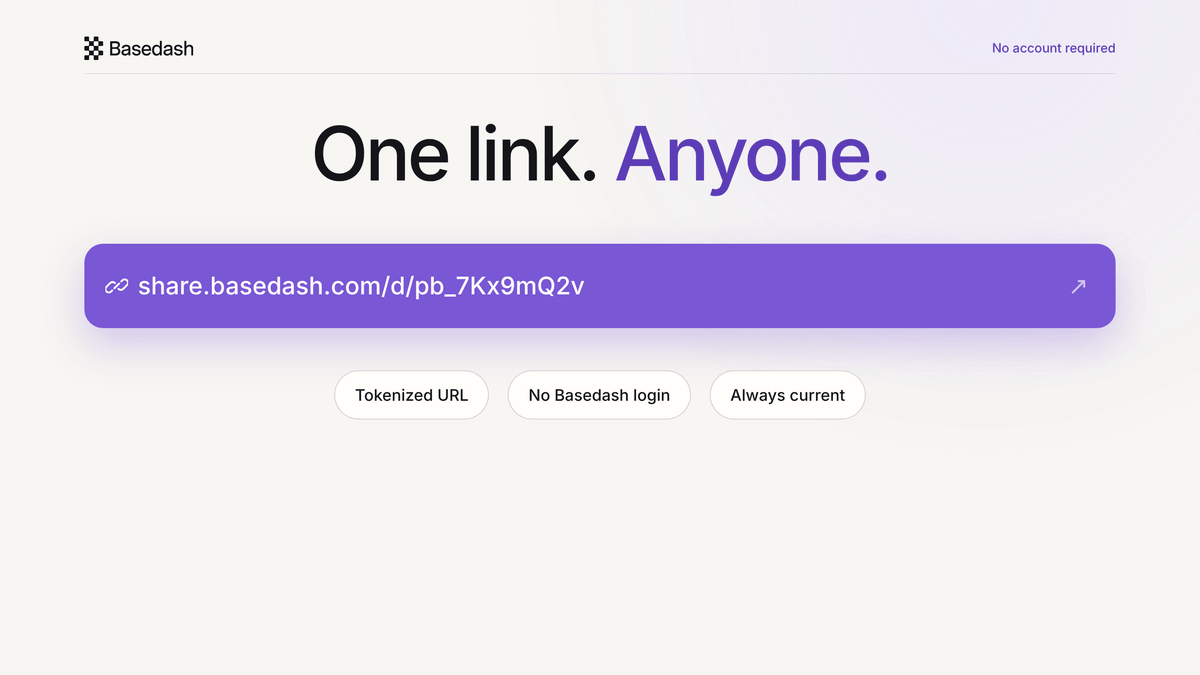 Basedash Public Sharing
