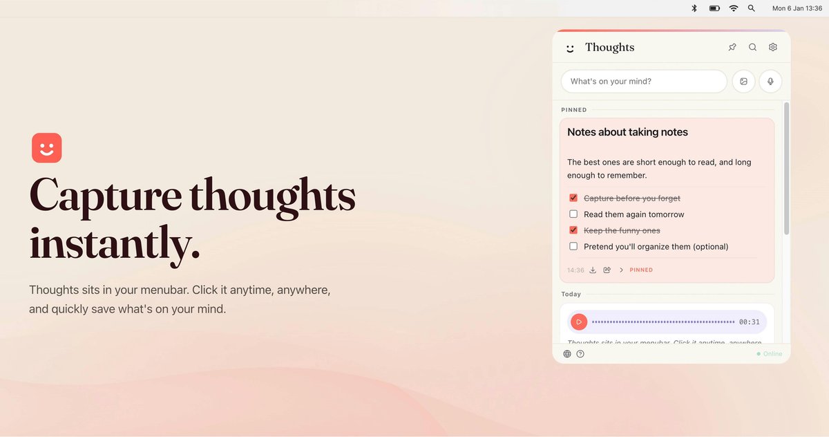 Thoughts for Mac