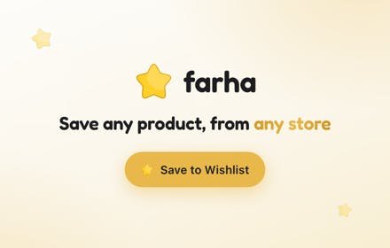 Wishlist and gifts - Farha