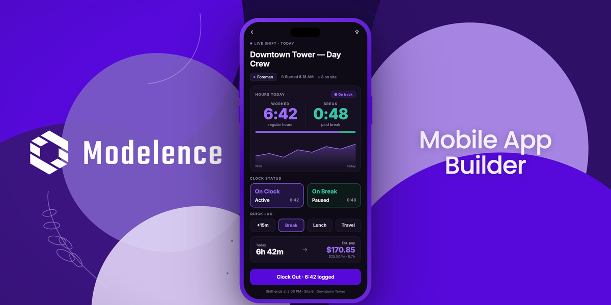 Modelence Mobile Builder