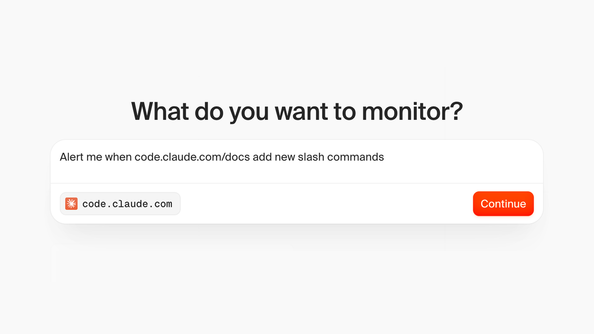/monitor by Firecrawl