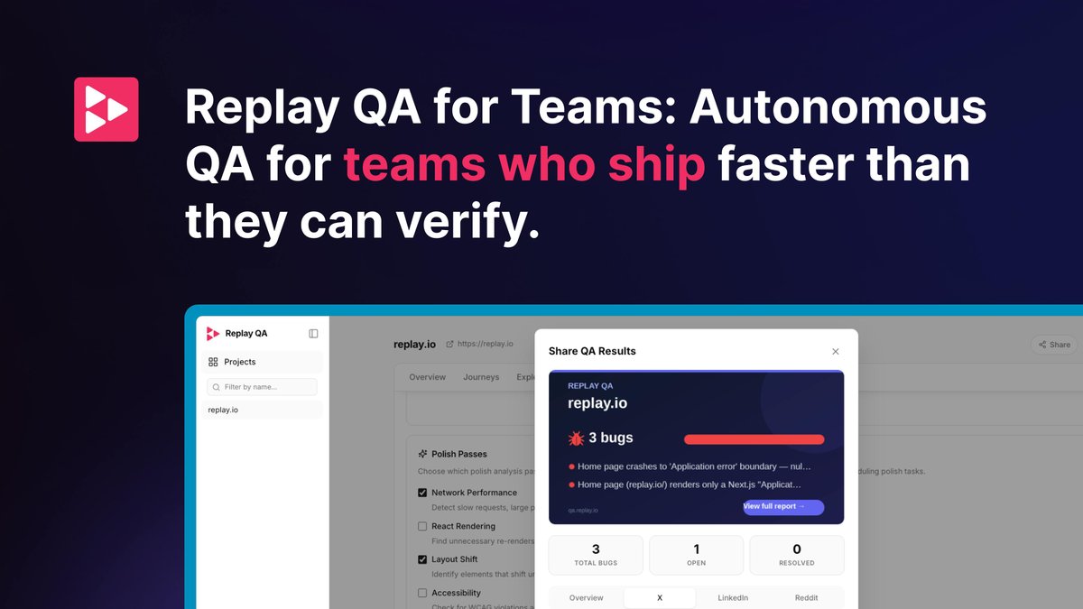 Replay QA for Teams
