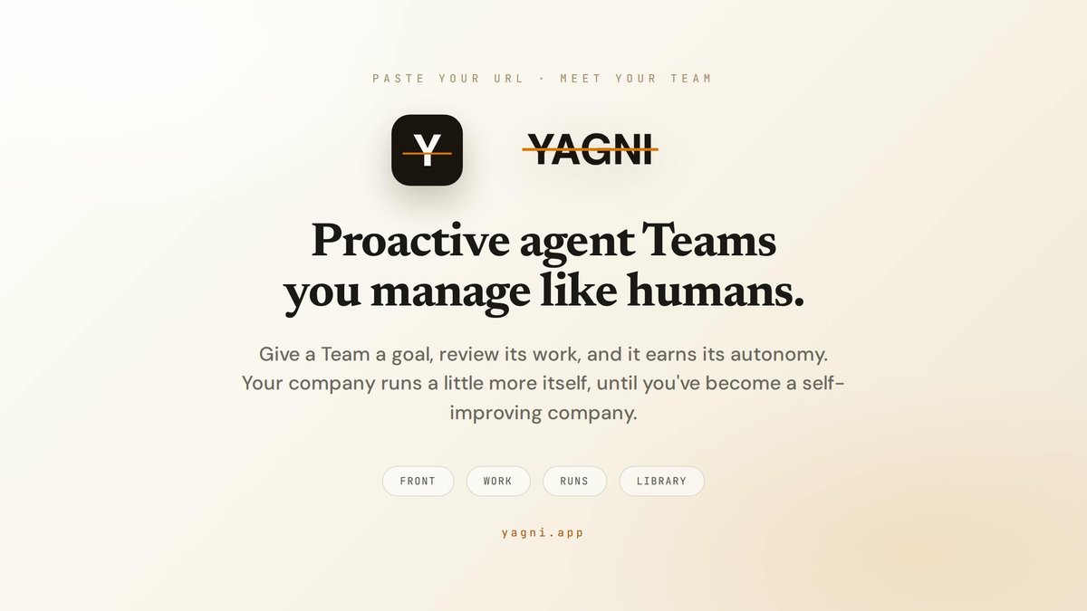 YAGNI