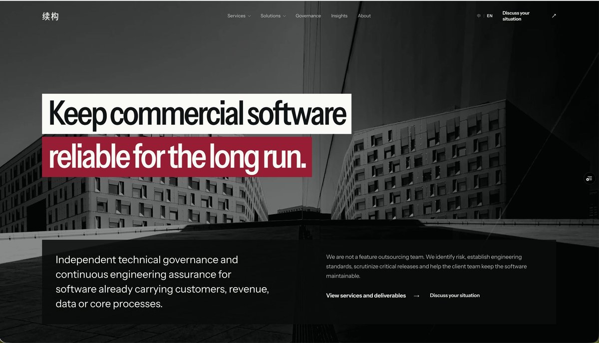 Long-term Software Governance