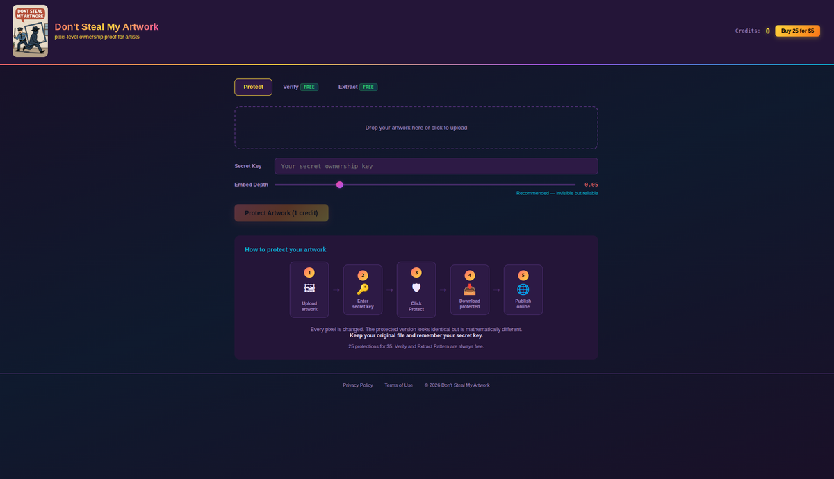 Don't Steal My Artwork