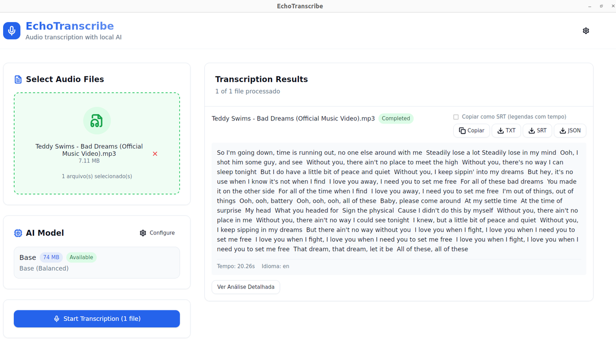 Echo-Transcribe