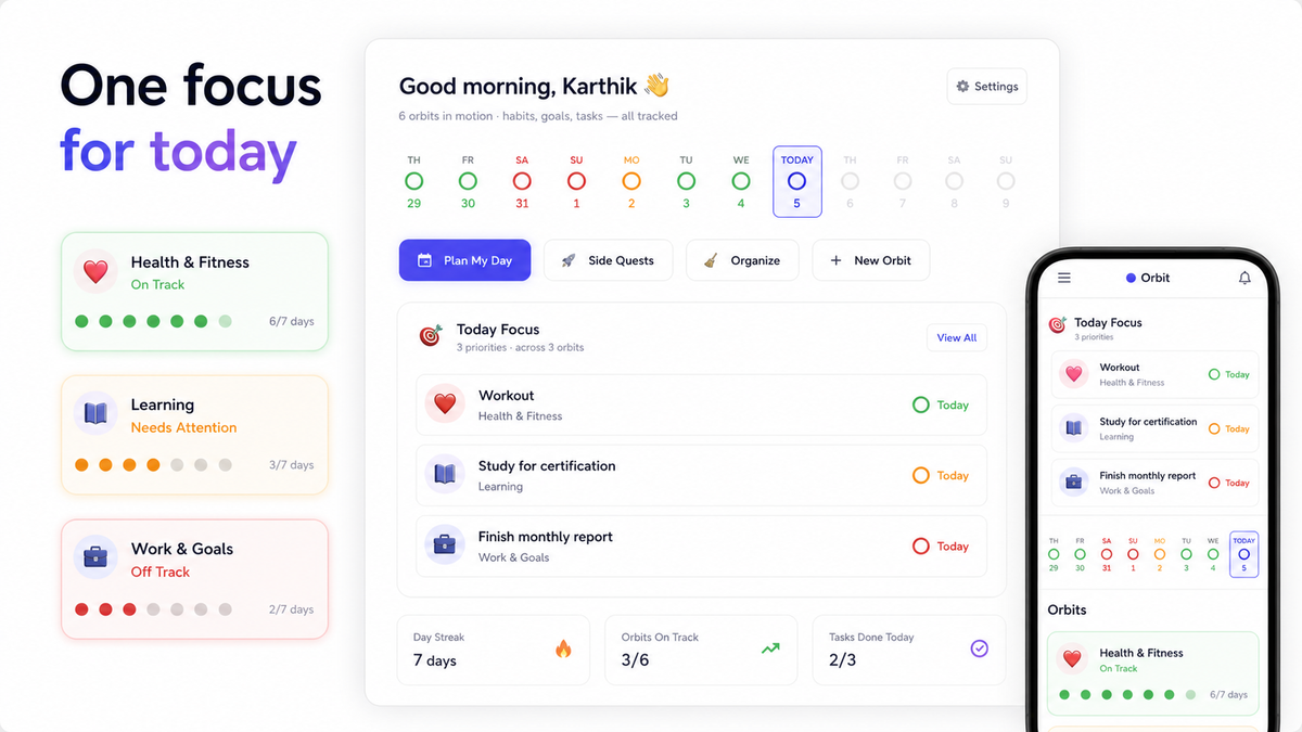 Orbit — Life Tracking