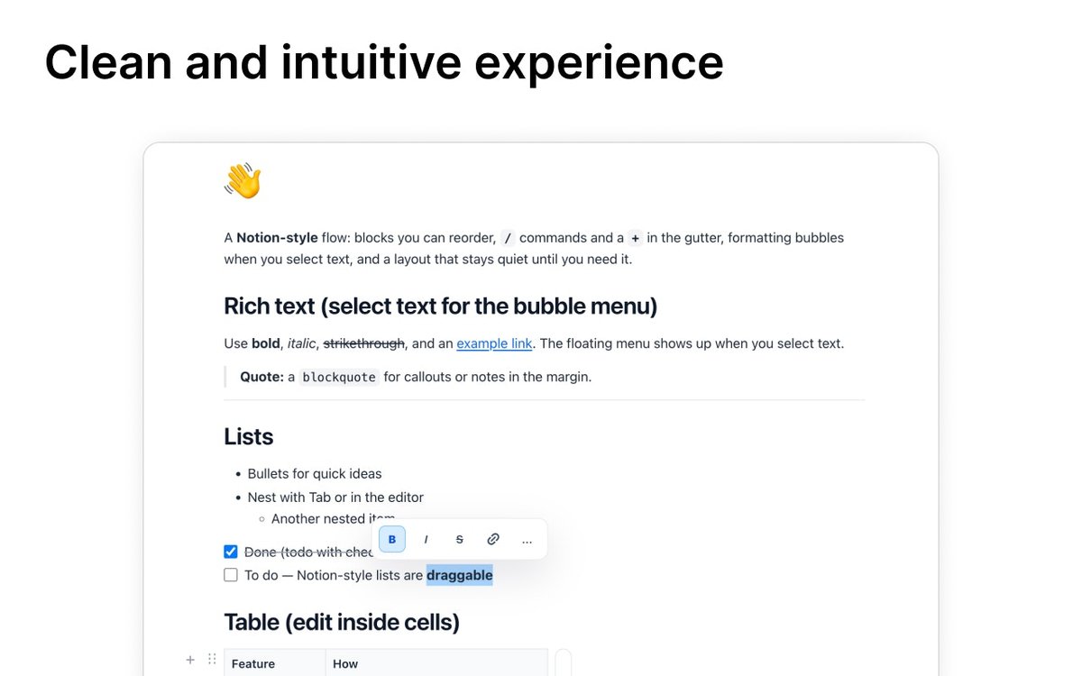 Markdown Editor For Notion Lovers