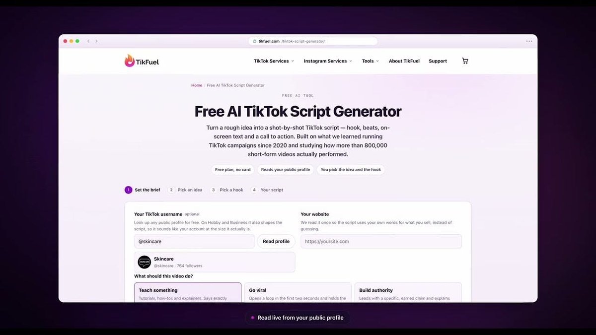 TikFuel Social