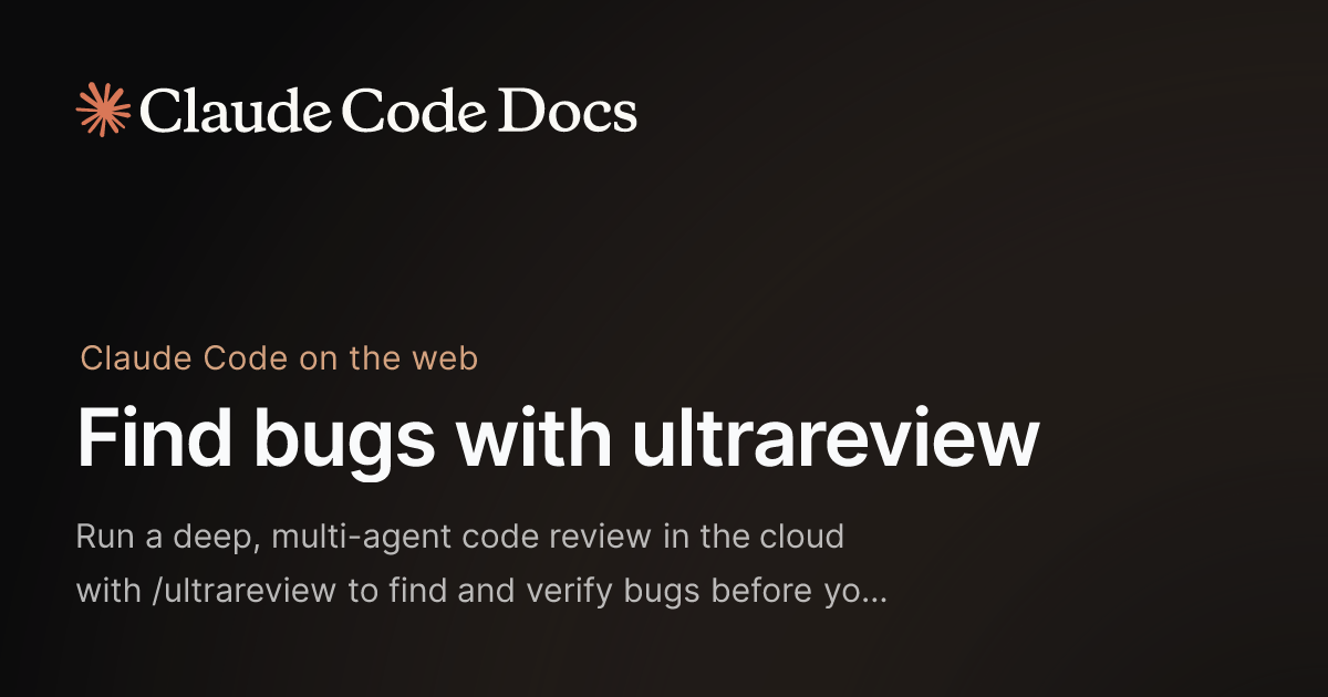 Claude Code /ultrareview