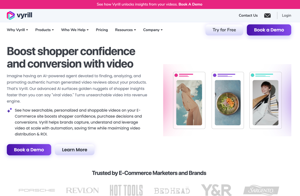 Vyrill Agentic Video Commerce Platform