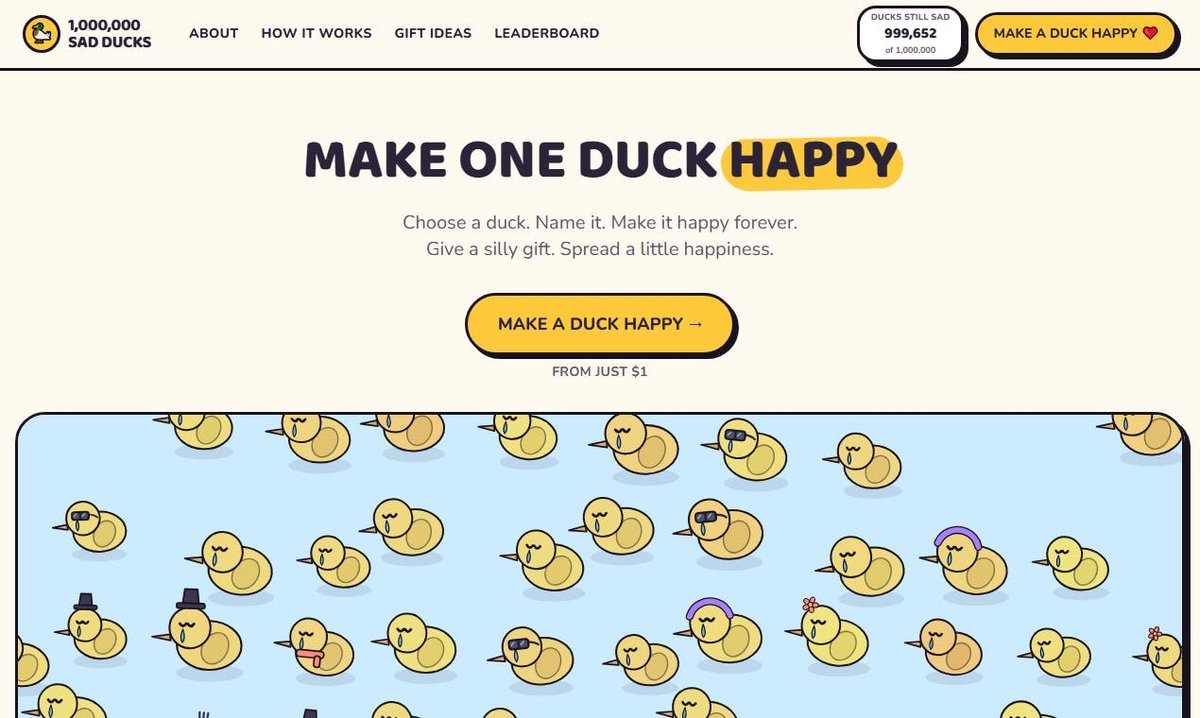 The Million Sad Ducks