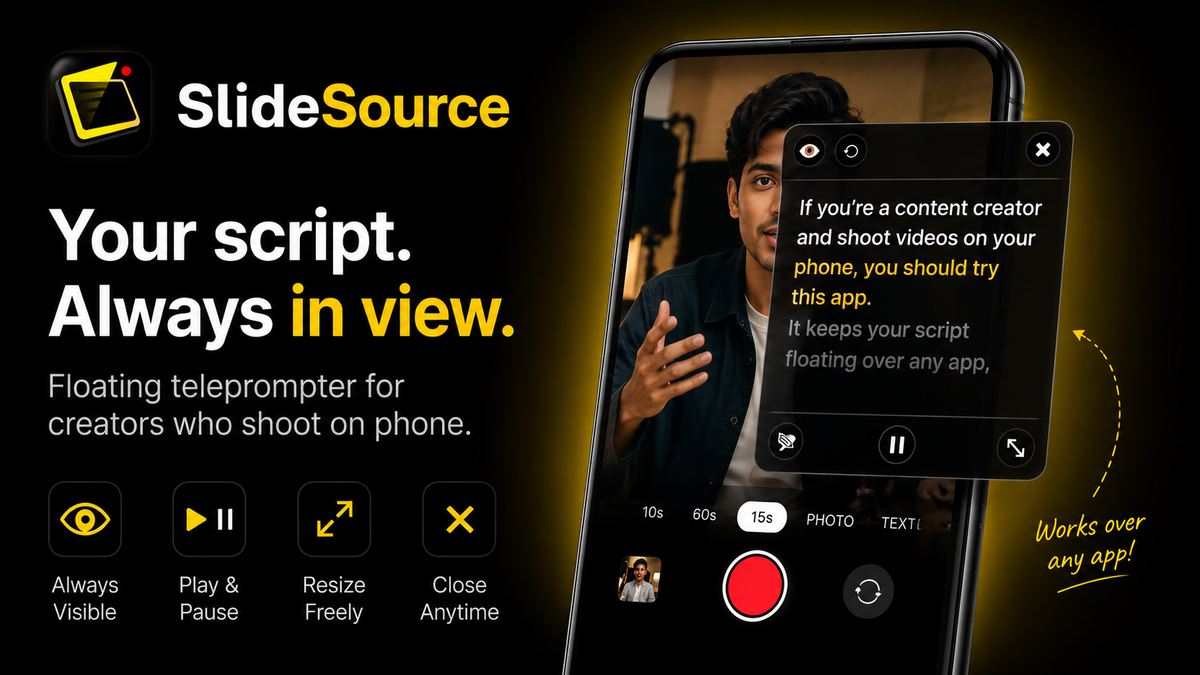 SlideSource Teleprompter