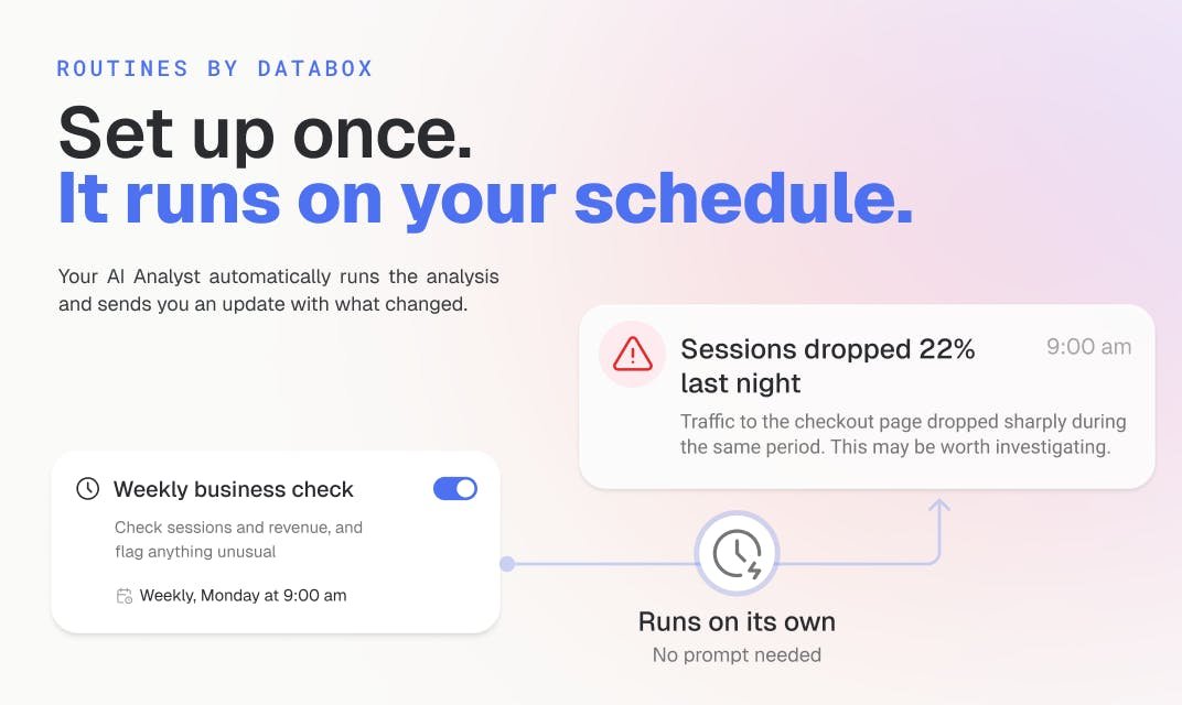 Routines by Databox