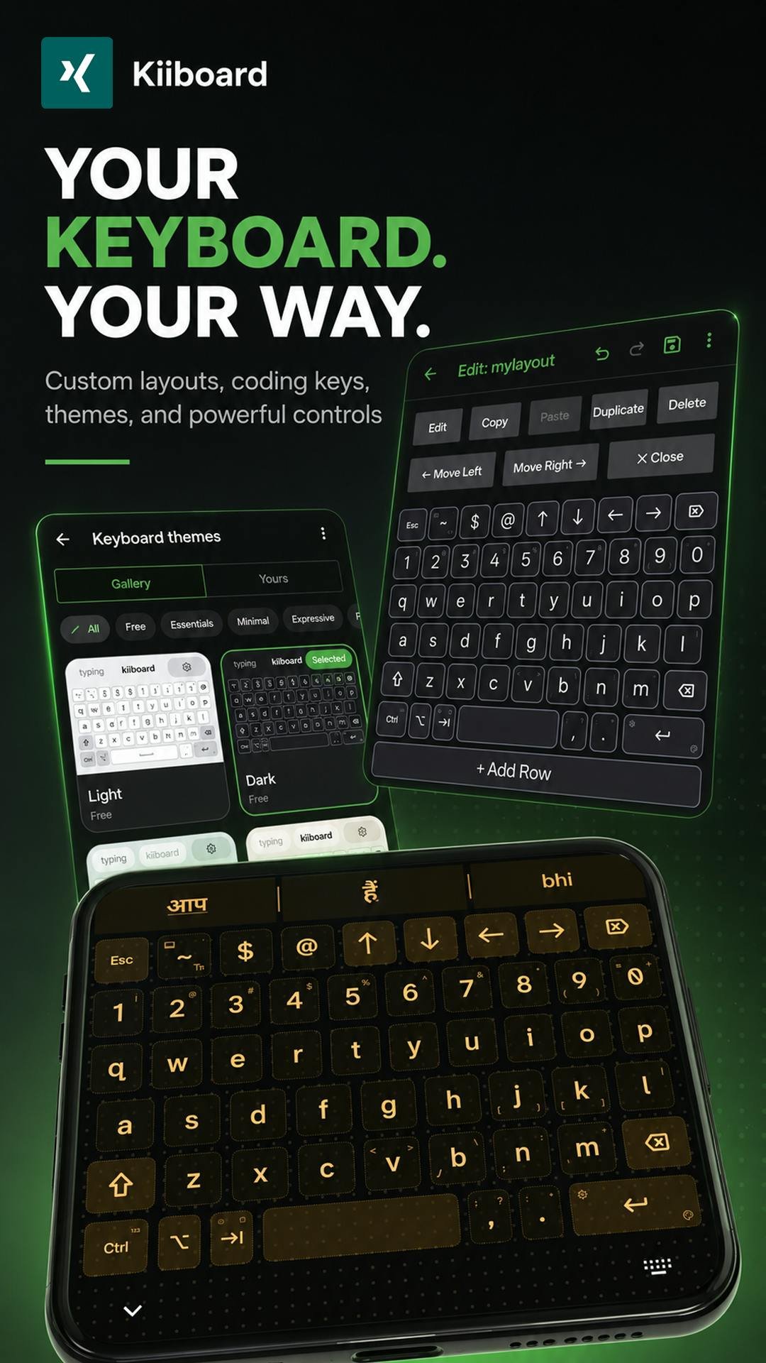 Kiiboard : Keyboard for Coding