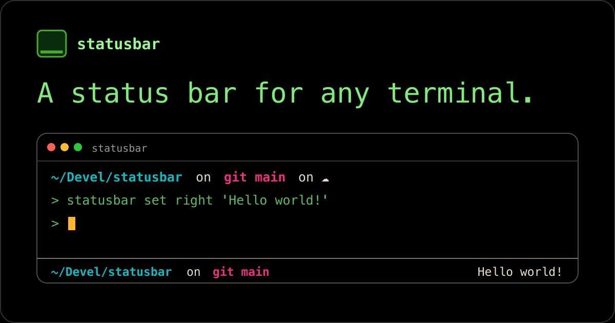 statusbar