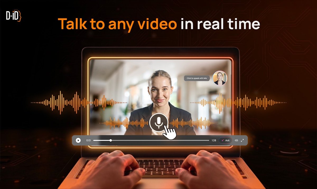 Agentic videos by D-ID