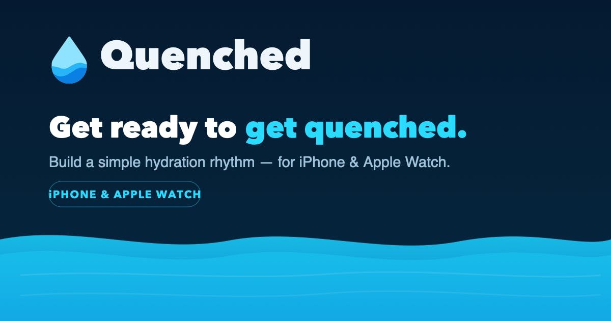 Quenched - Water Tracker