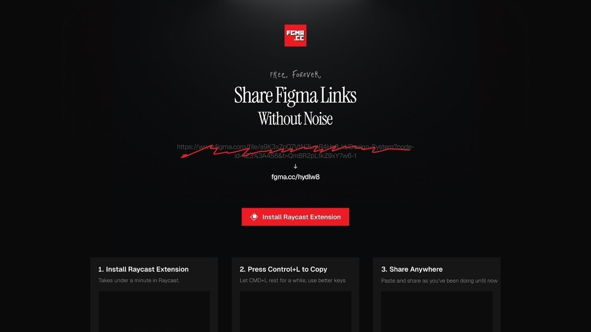 FGMA — Clean Figma Links