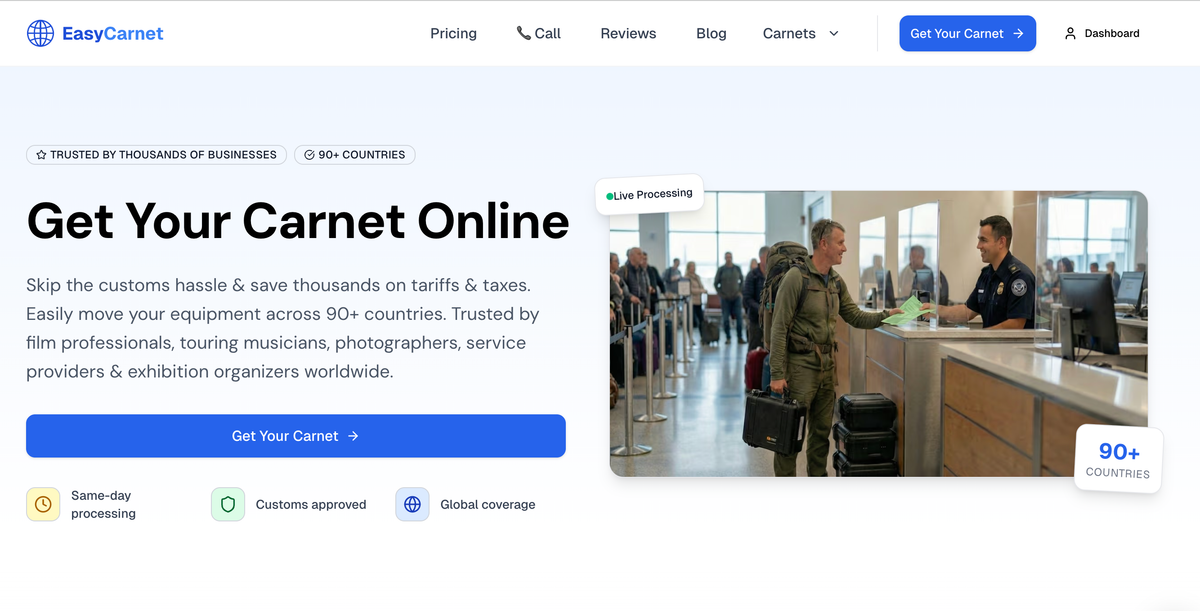 EasyCarnet | Avoid Tariffs, ATA Carnet
