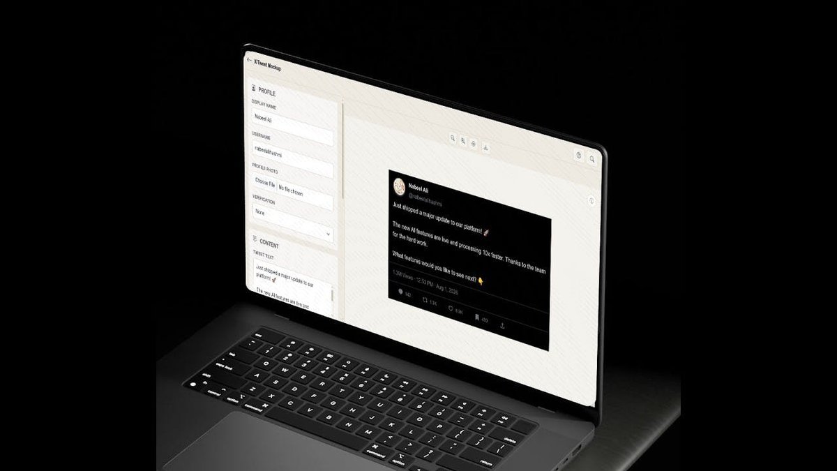 Tweet Mockup Generator by MockupTown