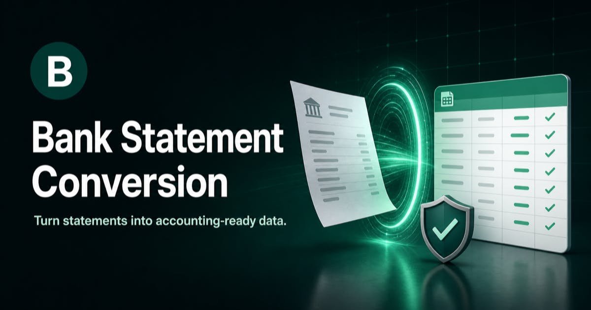 Bank Statement Conversion