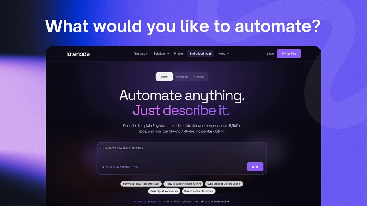 Latenode AI Workflow Builder