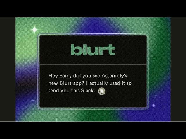 Blurt