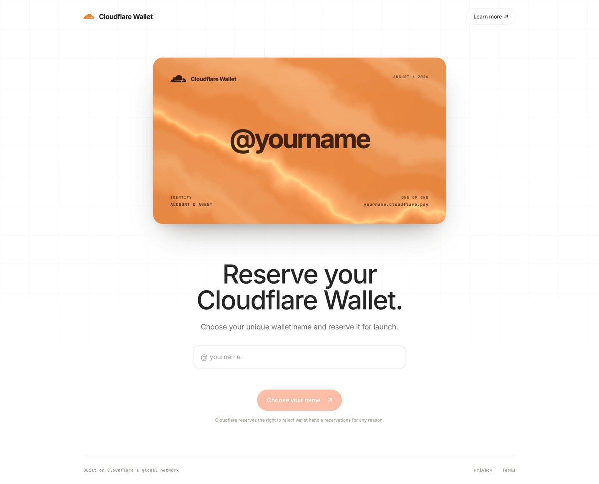 Cloudflare Wallets