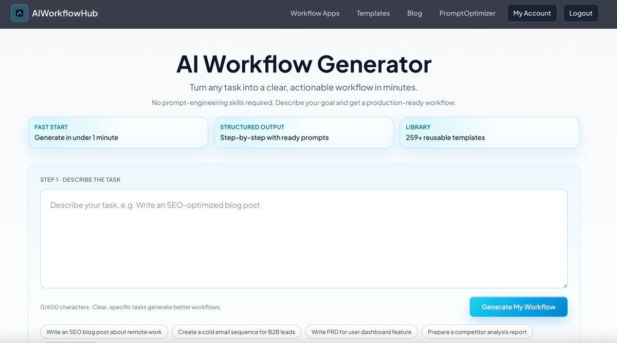 AI Workflow Genarator