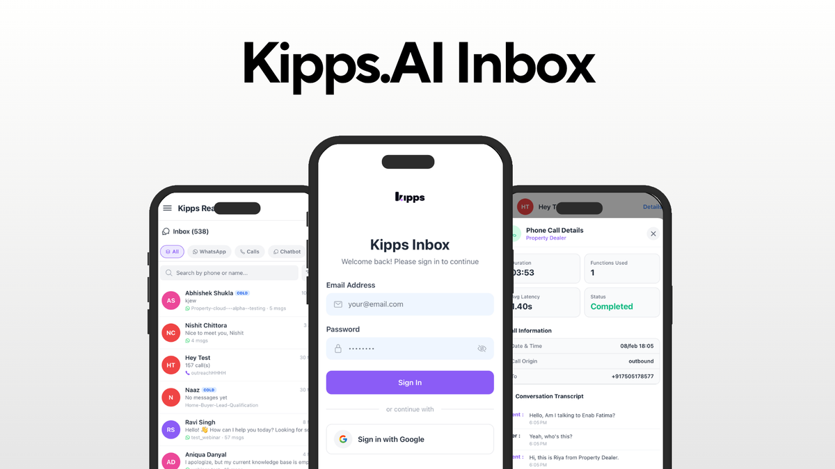 Kipps.AI Inbox