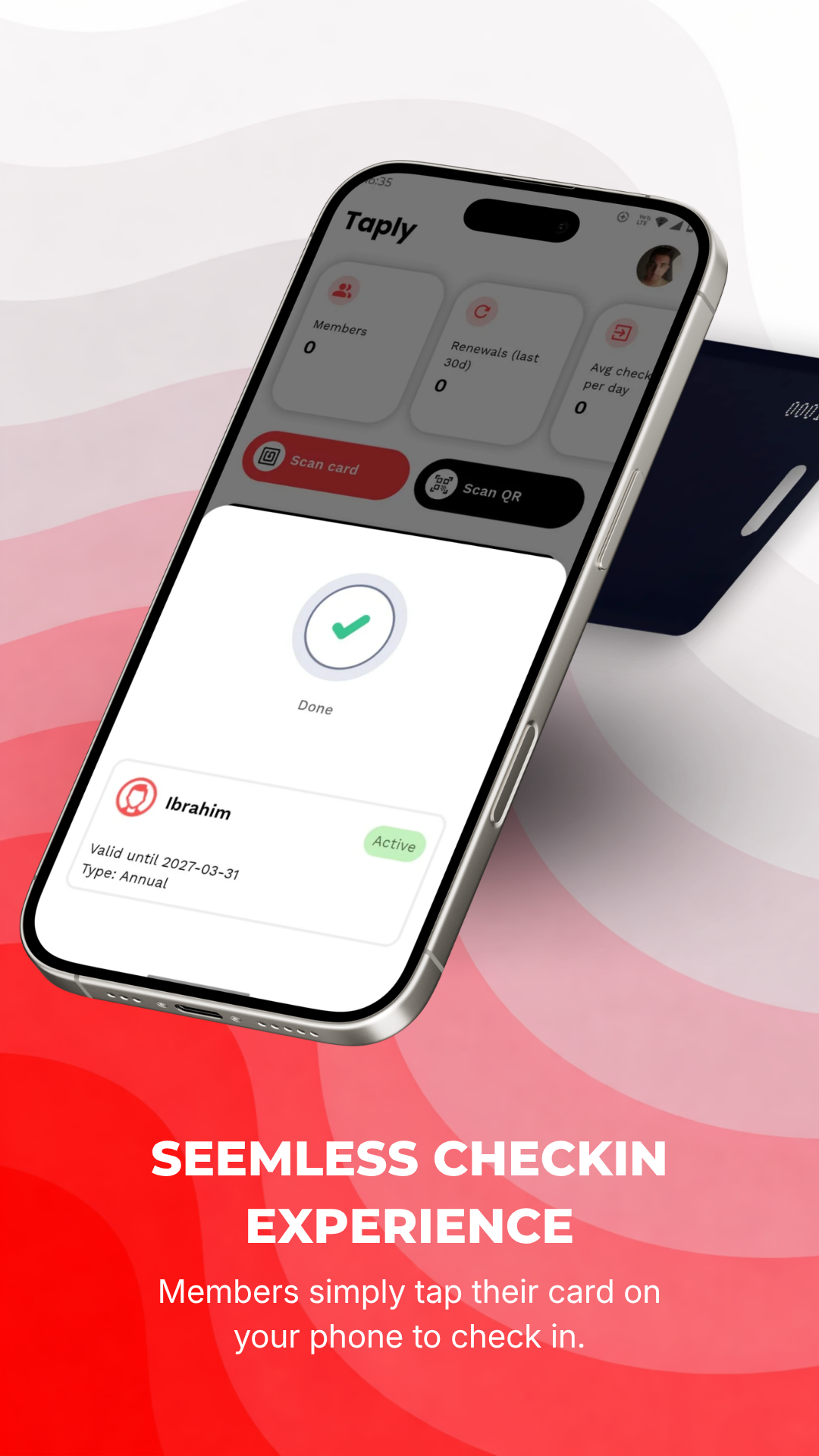 Taply — NFC Membership Cards for Gyms