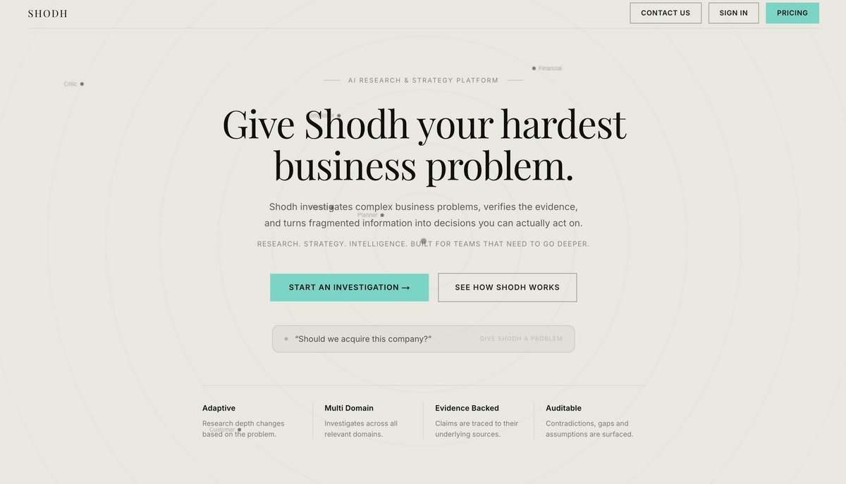 SHODH — Autonomous Research Intelligence