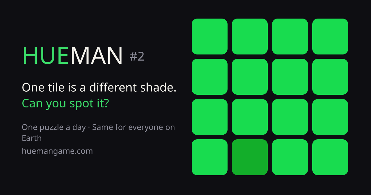 How Hueman Are You?