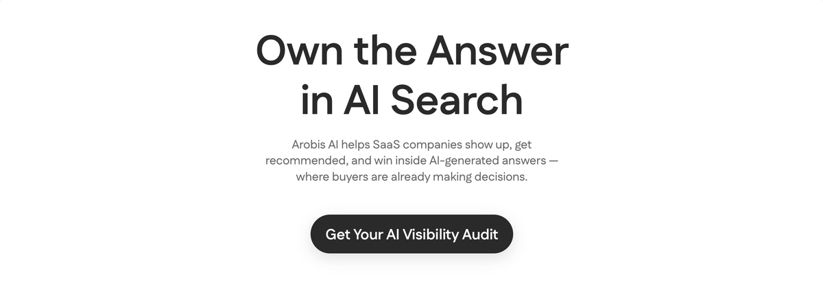 AI Visibility Audit Checklist