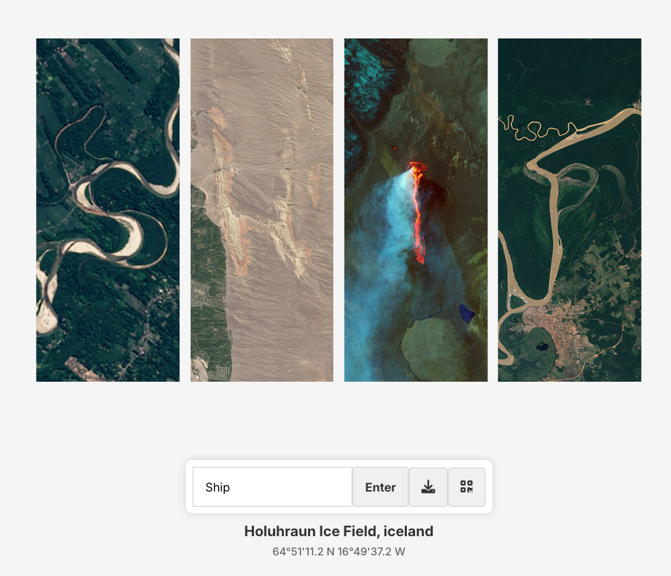 Your Name in Landsat 🛰️