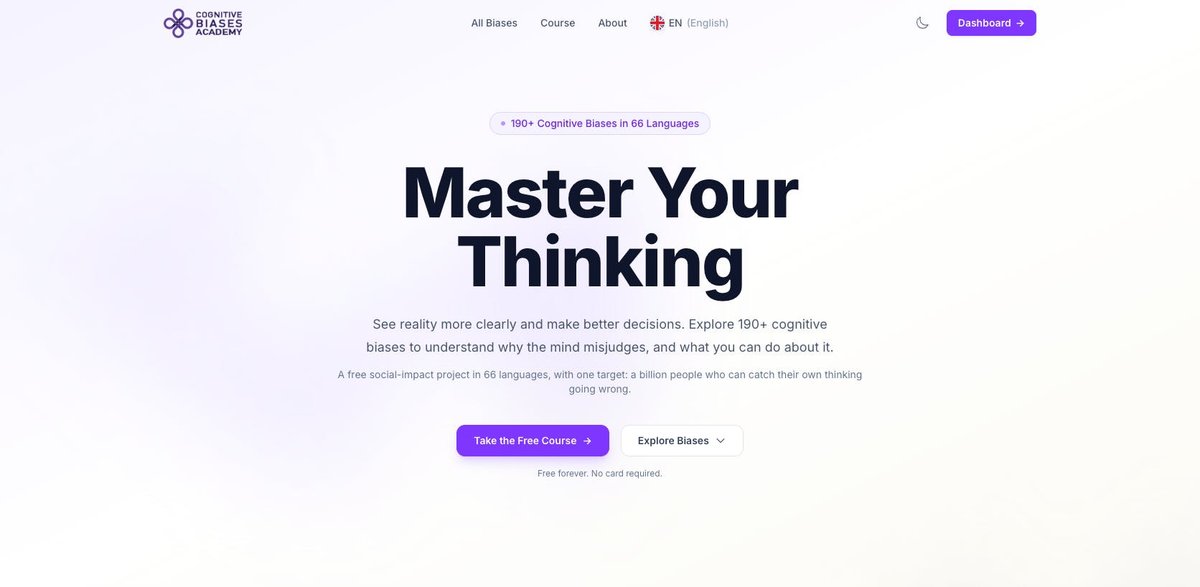 Cognitive Biases Academy